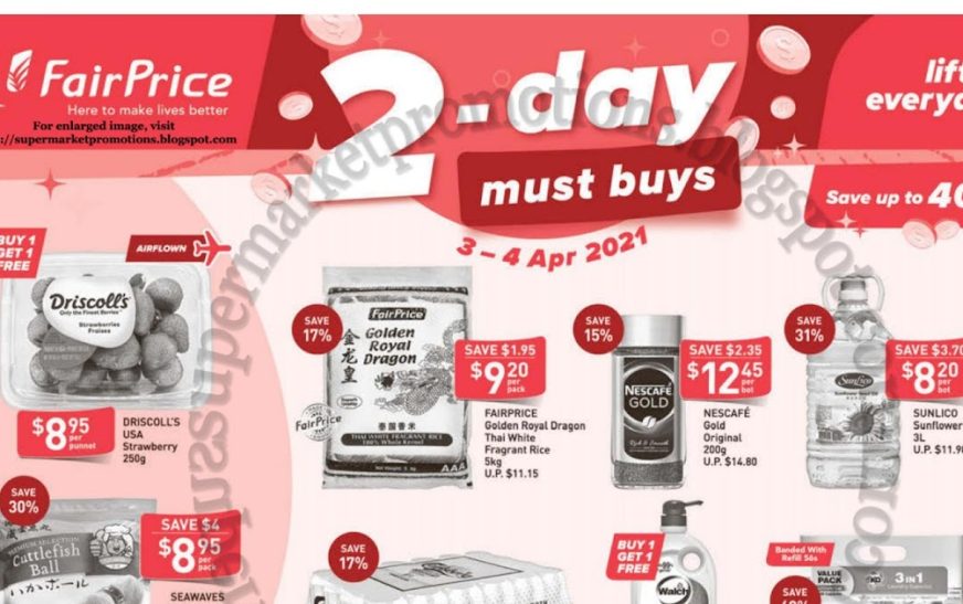 NTUC 2 Day Special: 10 Deals You Can’t Miss