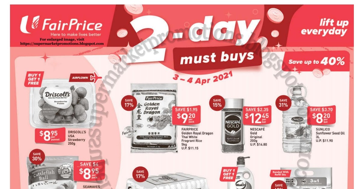 NTUC 2 Day Special: 10 Deals You Can’t Miss