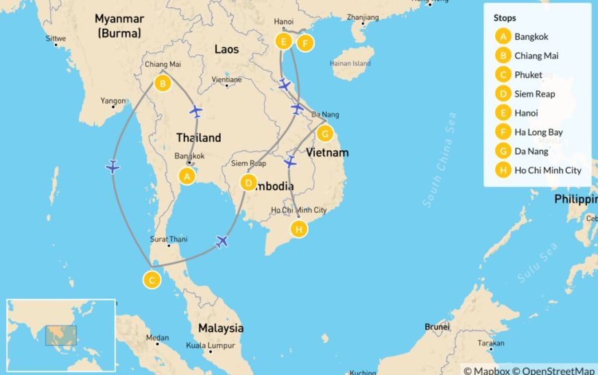 Thailand, Vietnam, and Cambodia Trip