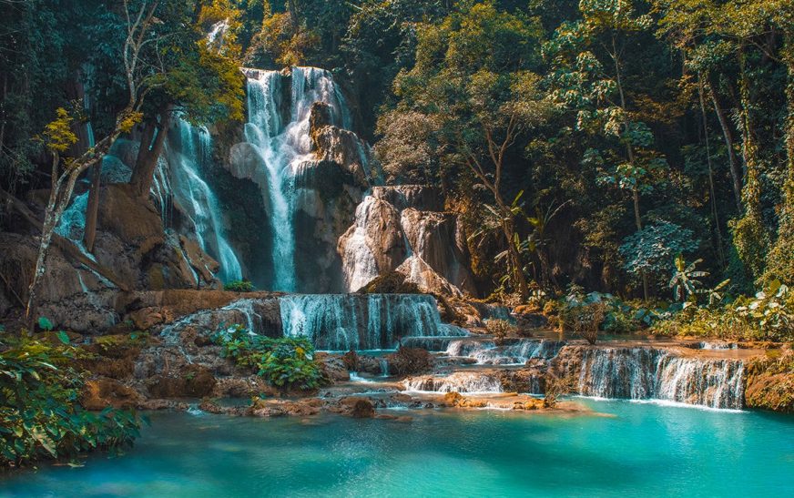 Kuang Si Waterfall Luang Prabang Laos