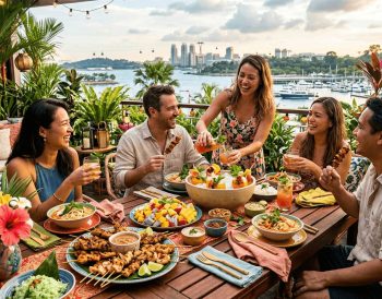 Sentosa-Inspired Recipes for Casual Outdoor Entertaining at Home