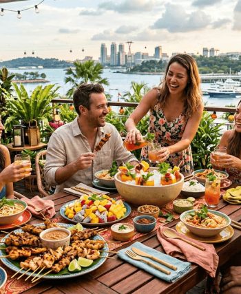 Sentosa-Inspired Recipes for Casual Outdoor Entertaining at Home