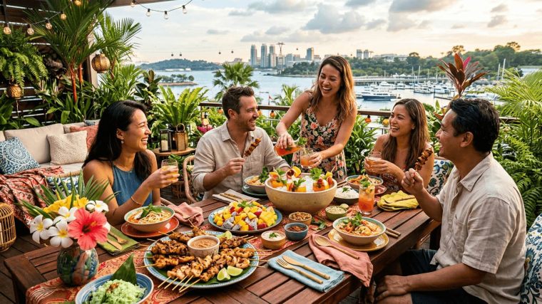 Sentosa-Inspired Recipes for Casual Outdoor Entertaining at Home
