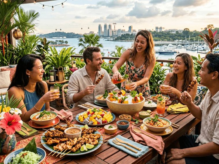 Sentosa-Inspired Recipes for Casual Outdoor Entertaining at Home